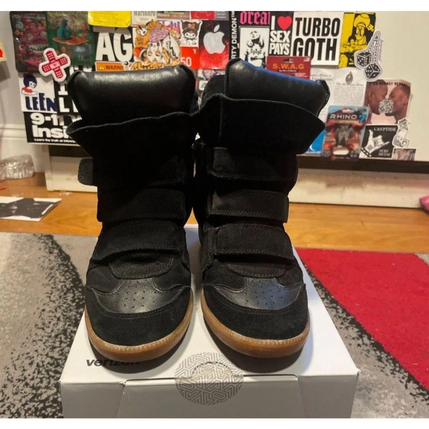 Isabel Marant Bekett Sneakers | Black Suede |