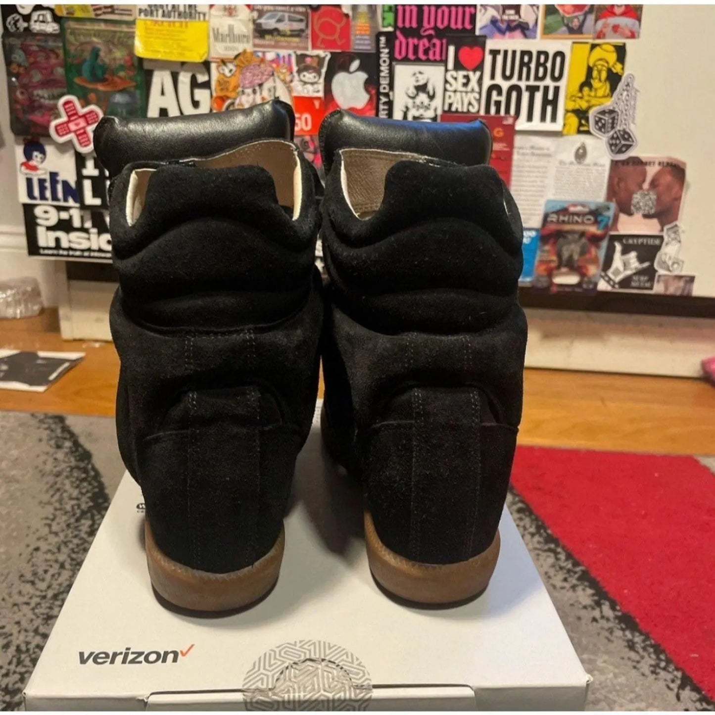 Isabel Marant Bekett Sneakers | Black Suede |