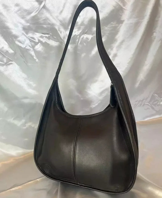 Vintage Coach C8C 9033 Black Leather Ergo