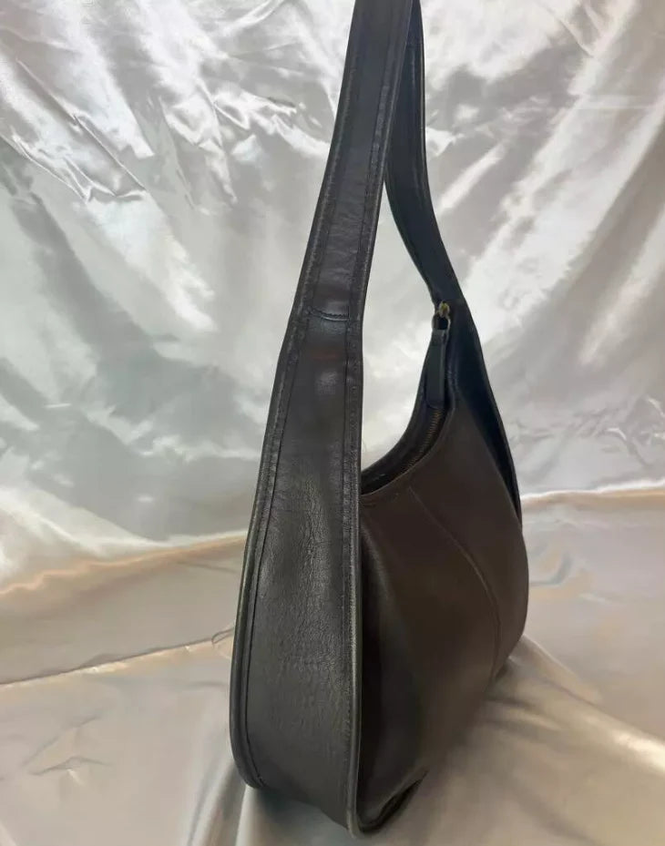 Vintage Coach C8C 9033 Black Leather Ergo