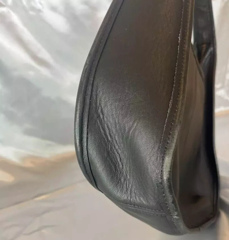 Vintage Coach C8C 9033 Black Leather Ergo