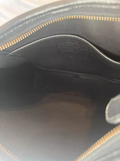 Vintage Coach C8C 9033 Black Leather Ergo