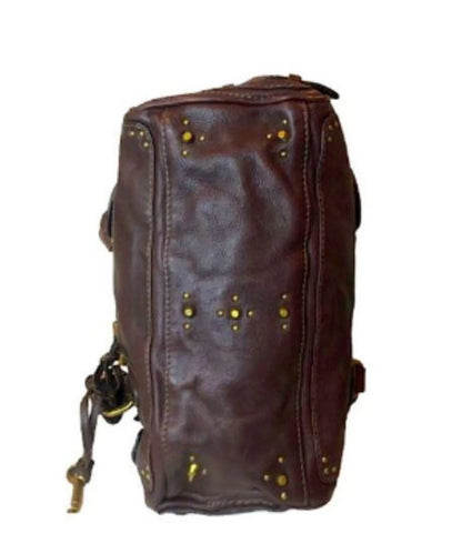 Authentic Vintage 90s Chloé Paddington Bag - Dark Reddish Brown Leather Handbag - Rare Designer Collectible
